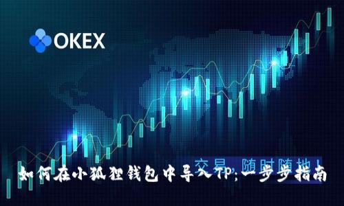 如何在小狐狸钱包中导入TP：一步步指南